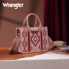 Wrangler Aztec Pattern Dual Sided Print Tote