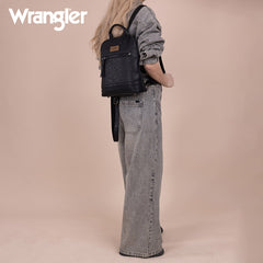 Wrangler Leather Mini Dome Backpack