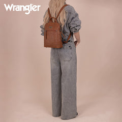 Wrangler Leather Mini Dome Backpack