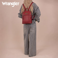 Wrangler Leather Mini Dome Backpack