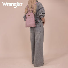 Wrangler Leather Mini Dome Backpack