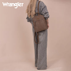 Wrangler Leather Mini Dome Backpack