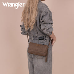 Wrangler Leather Crossbody Purse