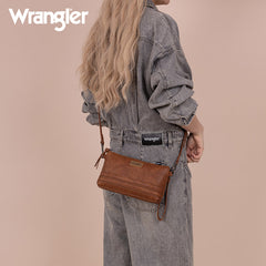 Wrangler Leather Crossbody Purse