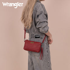 Wrangler Leather Crossbody Purse