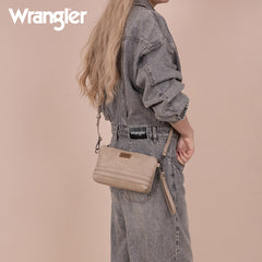 Wrangler Leather Crossbody Purse