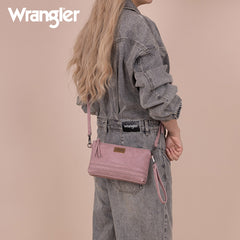 Wrangler Leather Crossbody Purse