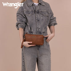 Wrangler Leather Crossbody Purse