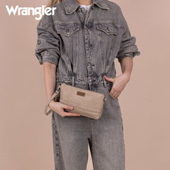 Wrangler Leather Crossbody Purse