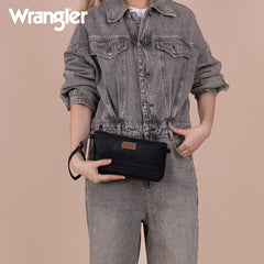 Wrangler Leather Crossbody Purse