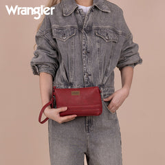 Wrangler Leather Crossbody Purse