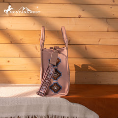 Montana West Aztec Retro Arrows Dual Sided Print Large Tote/Crossbody