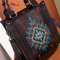 Montana West Aztec Embroidered Mini Crossbody Purse