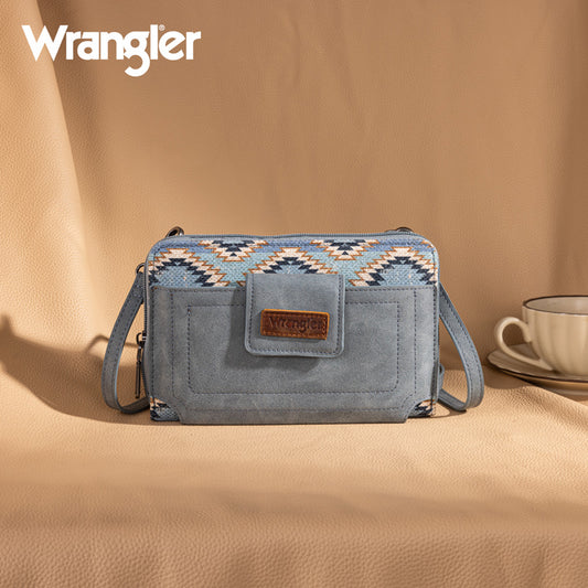 Wrangler Aztec Print Crossbody Purse