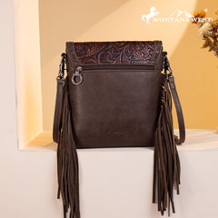 Montana West Tooled Concho Crossbody