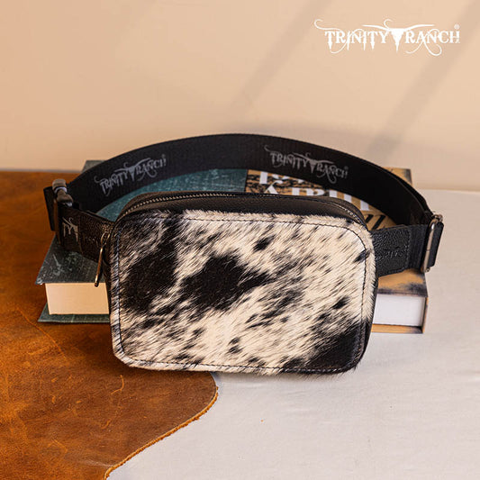 Trinity Ranch Hair-On Cowhide Fanny Pack