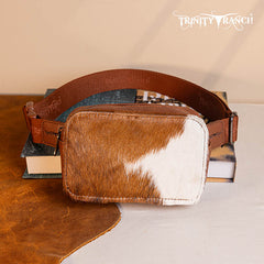 Trinity Ranch Hair-On Cowhide Fanny Pack