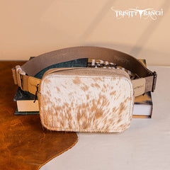 Trinity Ranch Hair-On Cowhide Fanny Pack