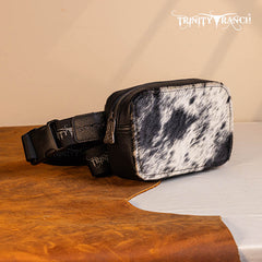 Trinity Ranch Hair-On Cowhide Fanny Pack