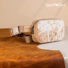 Trinity Ranch Hair-On Cowhide Fanny Pack