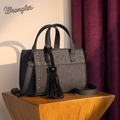 Wrangler Western Tooled Tote Crossbody