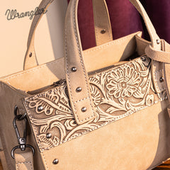 Wrangler Western Tooled Tote Crossbody