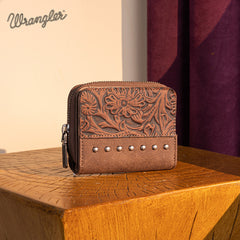 Wrangler Western Tooled Bi-Fold Wallet