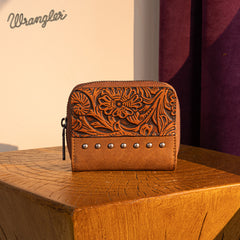 Wrangler Western Tooled Bi-Fold Wallet