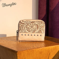 Wrangler Western Tooled Bi-Fold Wallet