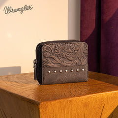 Wrangler Western Tooled Bi-Fold Wallet