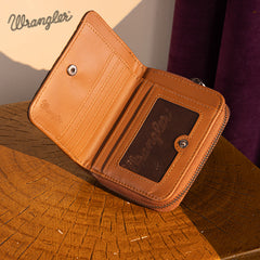 Wrangler Western Tooled Bi-Fold Wallet