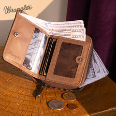 Wrangler Western Tooled Bi-Fold Wallet