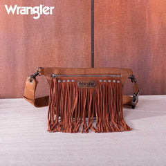 WG73-8194  Wrangler Fringe  Fanny Pack Belt Bag Sling Bag