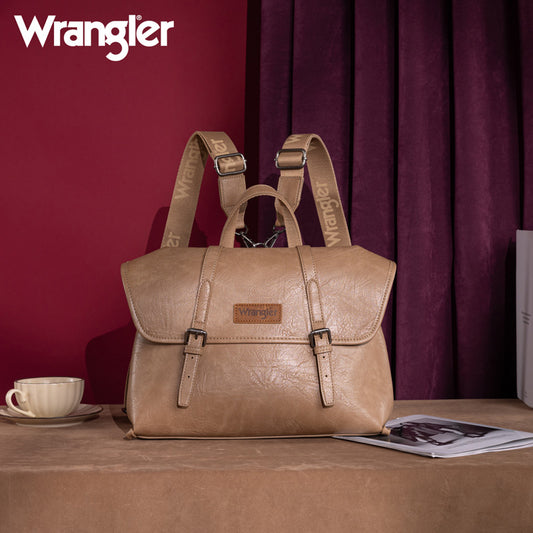 Wrangler Vintage Tote Convertible Backpack/Crossbody Bag