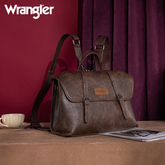 Wrangler Vintage Tote Convertible Backpack/Crossbody Bag