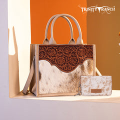 Trinity Ranch Embossed Floral Concealed Carry Tote