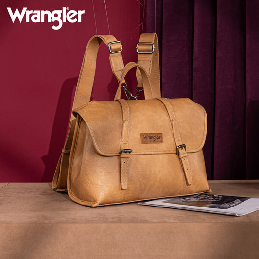 Wrangler Vintage Tote Convertible Backpack/Crossbody Bag