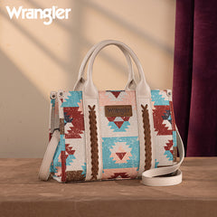 Wrangler Southwestern Print Canvas Tote Bag