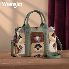 Wrangler Southwestern Print Canvas Tote Bag