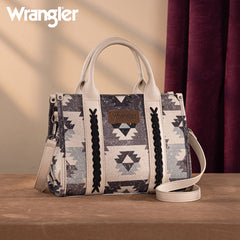 Wrangler Southwestern Print Canvas Tote Bag