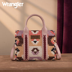 Wrangler Southwestern Print Canvas Tote Bag