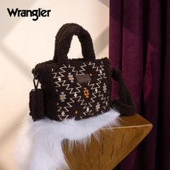Wrangler Sherpa Aztec Sherpa Small Tote Bag