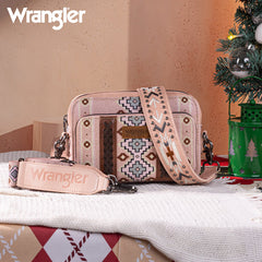 Wrangler Aztec Printed Crossbody Purse