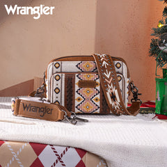 Wrangler Aztec Printed Crossbody Purse