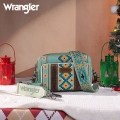 Wrangler Aztec Printed Crossbody Purse