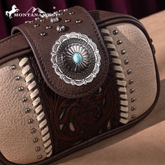 Montana West Tooled Collection Crossbody