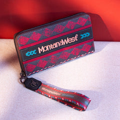 Montana West Southwestern Print Whipstitch Wallet - Montana West World