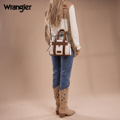 Wrangler Whipstitch Top Handle Crossbody Bag