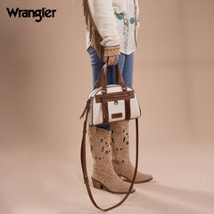 Wrangler Whipstitch Top Handle Crossbody Bag