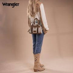 Wrangler Whipstitch Top Handle Crossbody Bag